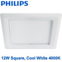 Philips Marcasite LED Downlight 12W SQ 4000K