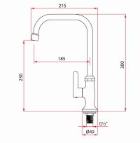 ALTA K91344 Dimension 1000 x