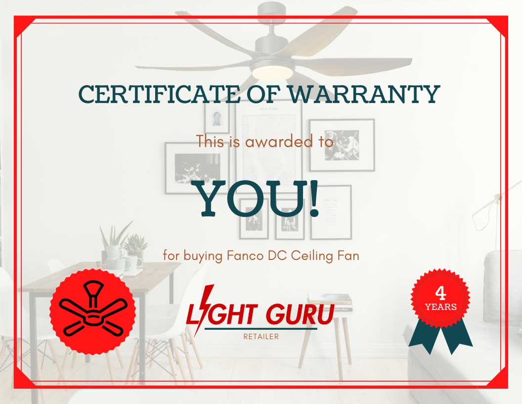 Announcement: 4 Years Warranty