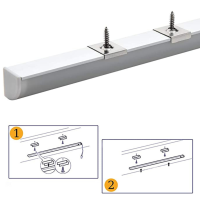 45 Degrees V Style LED Aluminum profile 2