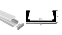 Aluminium LED Channel U Dimension