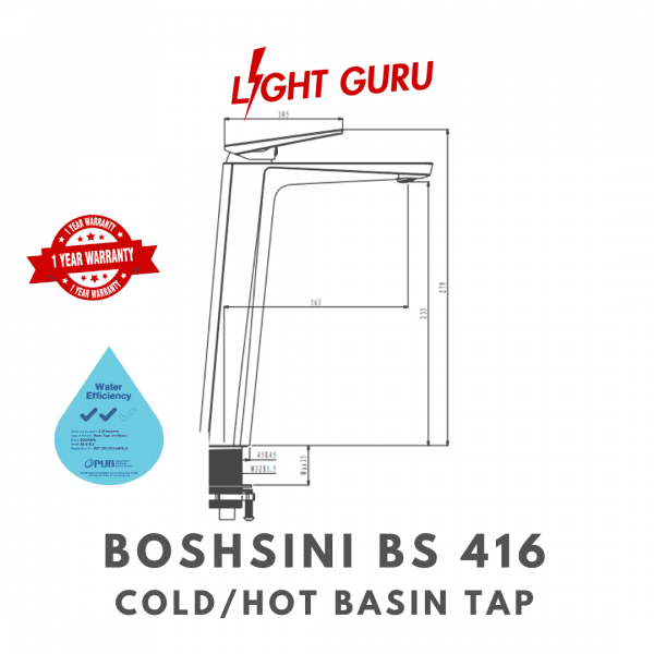 BOSHSINI BS 416 specs