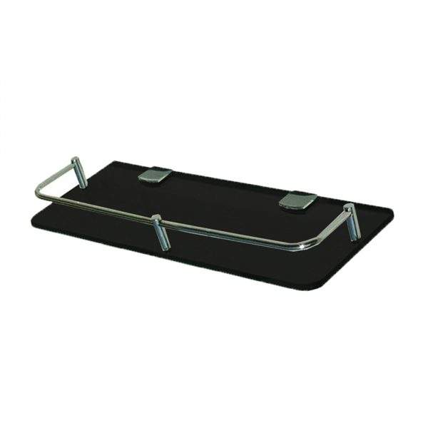 FG 0331 40BK Glass Shelf Black