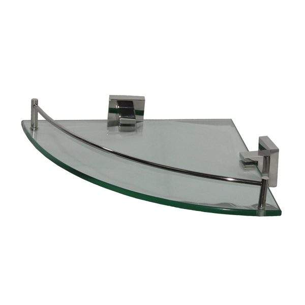 FG 0600 Corner Glass Shelf Clear