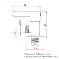 Rubine ALTA 91310 Angle Valve - Image 2