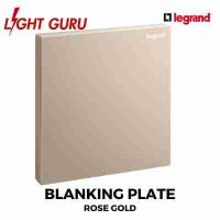 LEGRAND GALION Blanking Plate Rose Gold