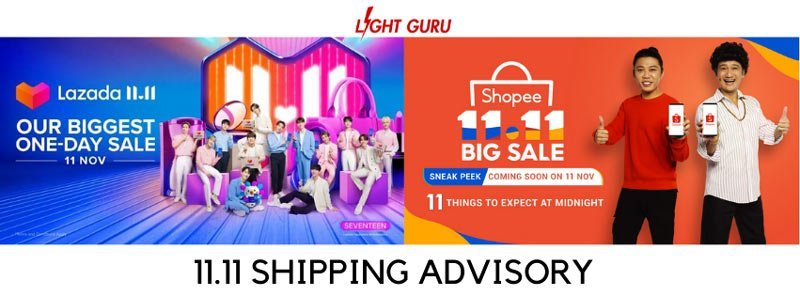 Unofficial Shipping Advisory For 11.11 | Shopee And Lazada Platform ...