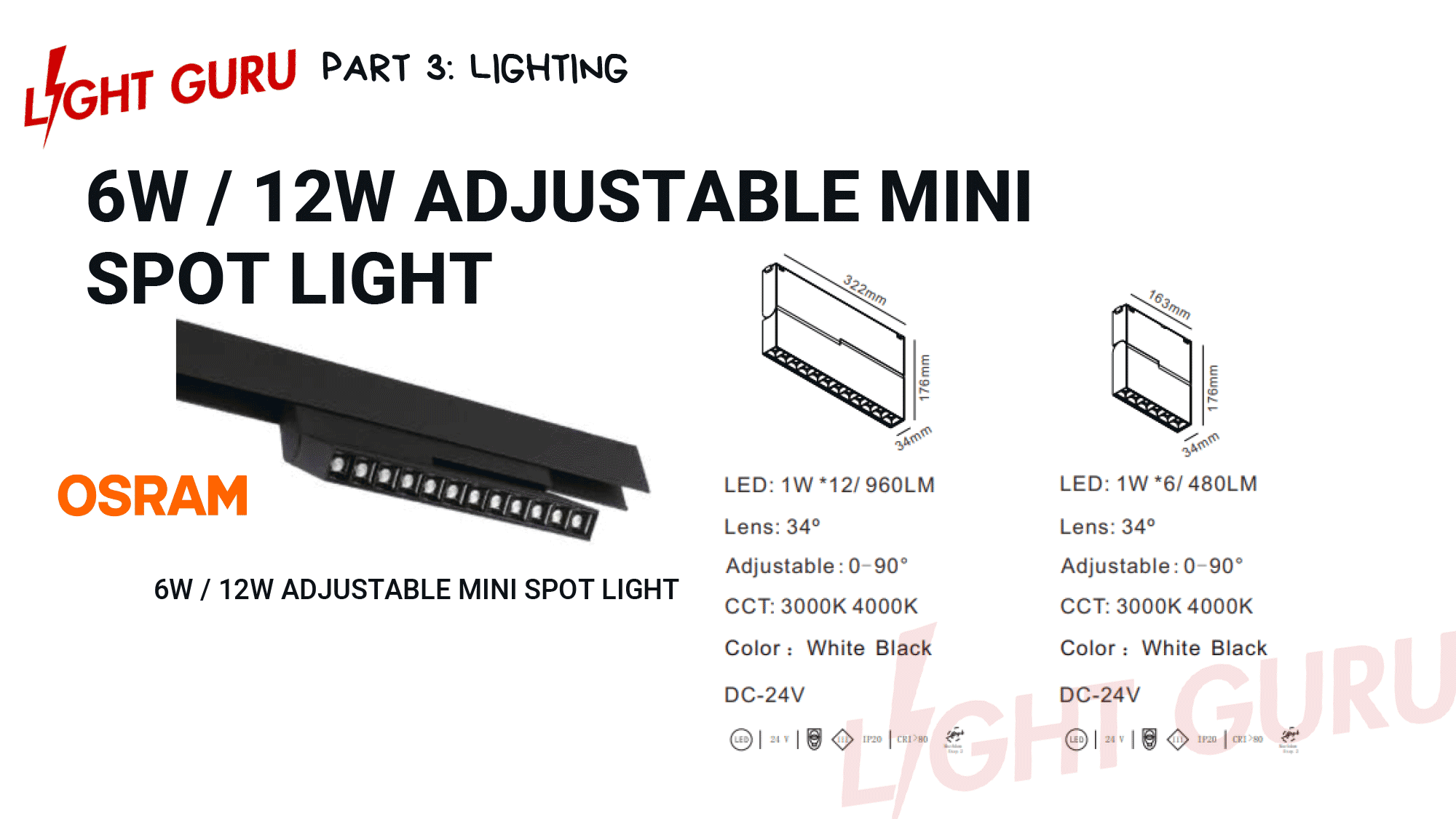 Magnetic Lighting Mini spotlight