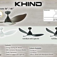 KHIND DC Ceiling Fan Mercury - Image 4