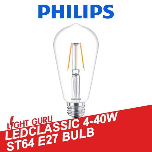 Philips LEDClassic 4W ST64 E27