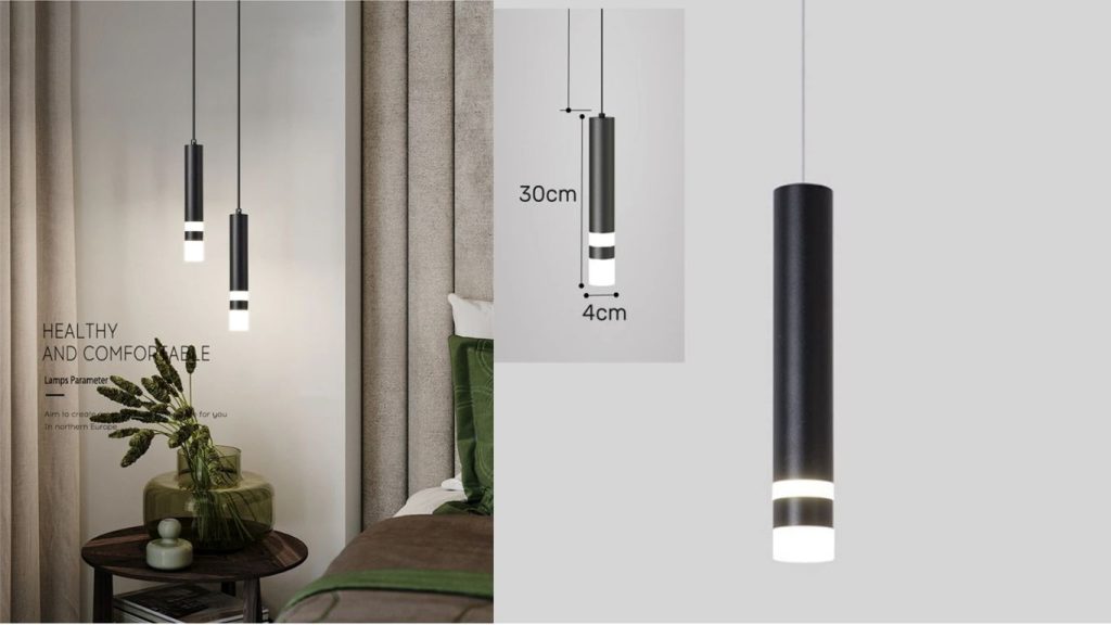 Magnetic Track Hanging Pendant Light 7w Light Guru Installation Smart Light 3 color