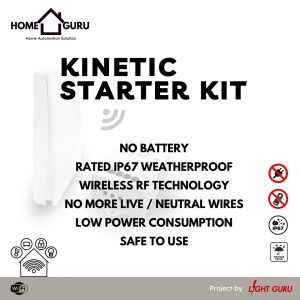 light guru singapore store wireless KINETIC SWITCH NO BATTERY SMART HOME PRODUCTS 03