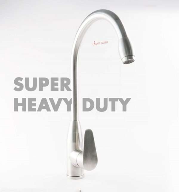 Kitchen Tap Super Heavy duty 6022 3 Tick Light Guru scaled