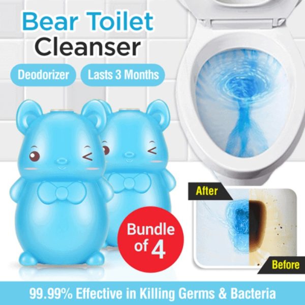 Cute Bear Toilet Cleaner