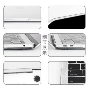 MacBook Top and Bottom Crystal Clear Casing5