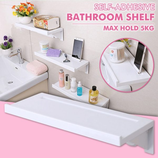 Self Adhesive Floating Bathroom Shelf Platform