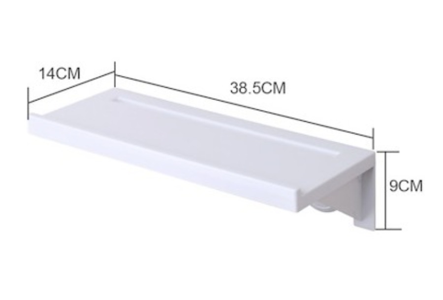 Self Adhesive Floating Bathroom Shelf Platform2