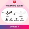 KDK Ceiling Fan Airy Wifi Control E48GP Twin Promo