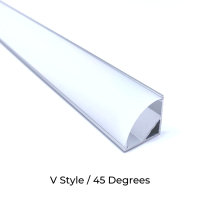 45 Degrees V Style LED Aluminum profile