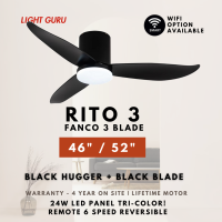 3 Blade DC Ceiling Fan Fanco RITO 3 (optional Smart WIFI) - Image 3