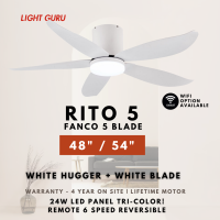 5 Blade DC Ceiling Fan Fanco RITO 5 (optional Smart WIFI) - Image 3