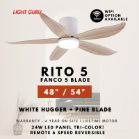 5 Blade DC Ceiling Fan Fanco RITO 5 (optional Smart WIFI) - Image 2