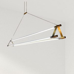 Bold D 1287 Contemporary Linear Pendant Light Luxury