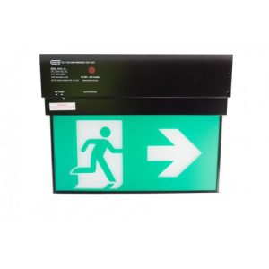 Emergency Exit Sign LED Motif Man Running X1