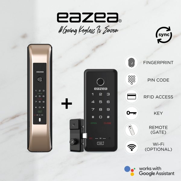 Eazea Ola Digital Door Lock Eazea Duo G Digital Gate Lock