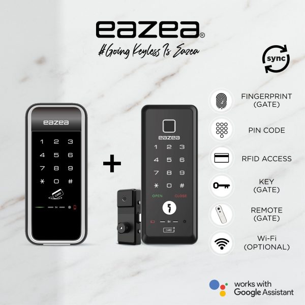 Eazea Tab Digital Door Lock Eazea Duo G Digital Gate Lock