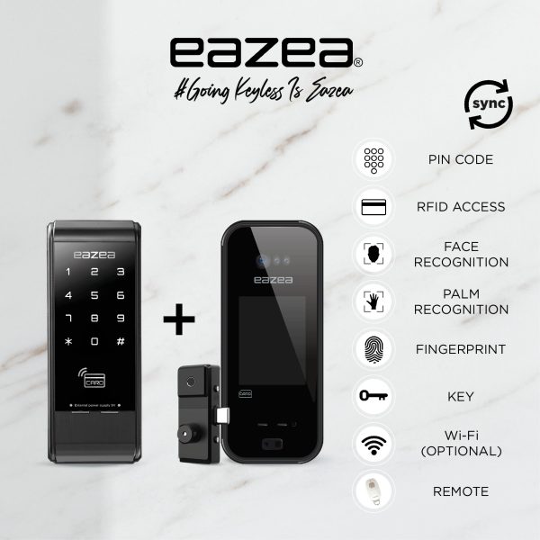 Eazea Tab Digital Door Lock Eazea Eyeon G Digital Gate Lock