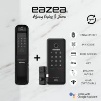 Eazea Touch Push Pull Digital Door Lock + Eazea Duo-G Digital Gate Lock - Image 3