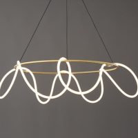 Wavy Curls D7824 Contemporary Ring Pendant - Image 5