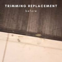 Trimming Replacement Before