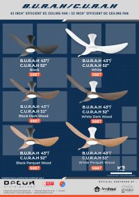 Lightguru DC Ceiling Fans Singapore North Woodlands ALASKA FANS Burah Curah Fan 01