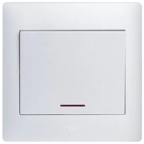 HAGER Switch And Socket WHITE MUSE