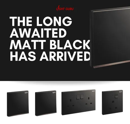 Legrand Galion Main Matt Black