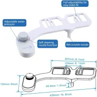 Light Guru Toilet seat Bidet parts