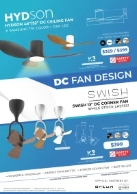 Alaska SWISH 13" DC Corner Fan