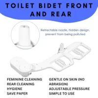 bidet spray fron and back for WC